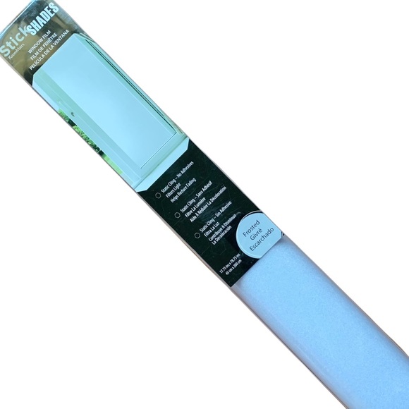 Accents Roommates Frosted Window Film Stick Shades 1775 X 7875 Inches